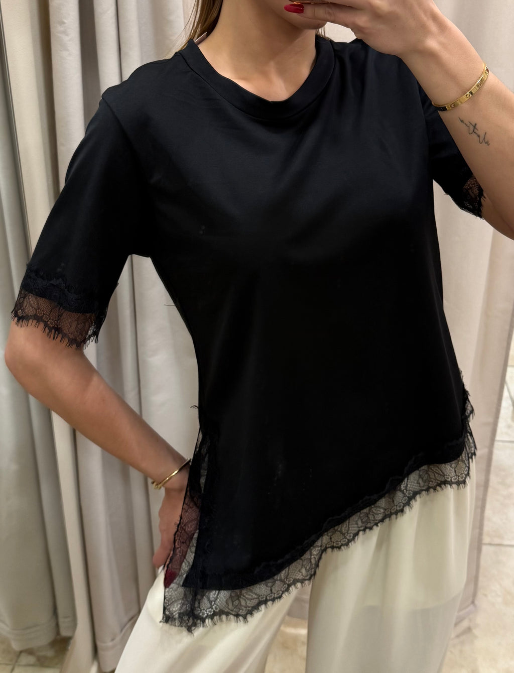 Camiseta encaje
