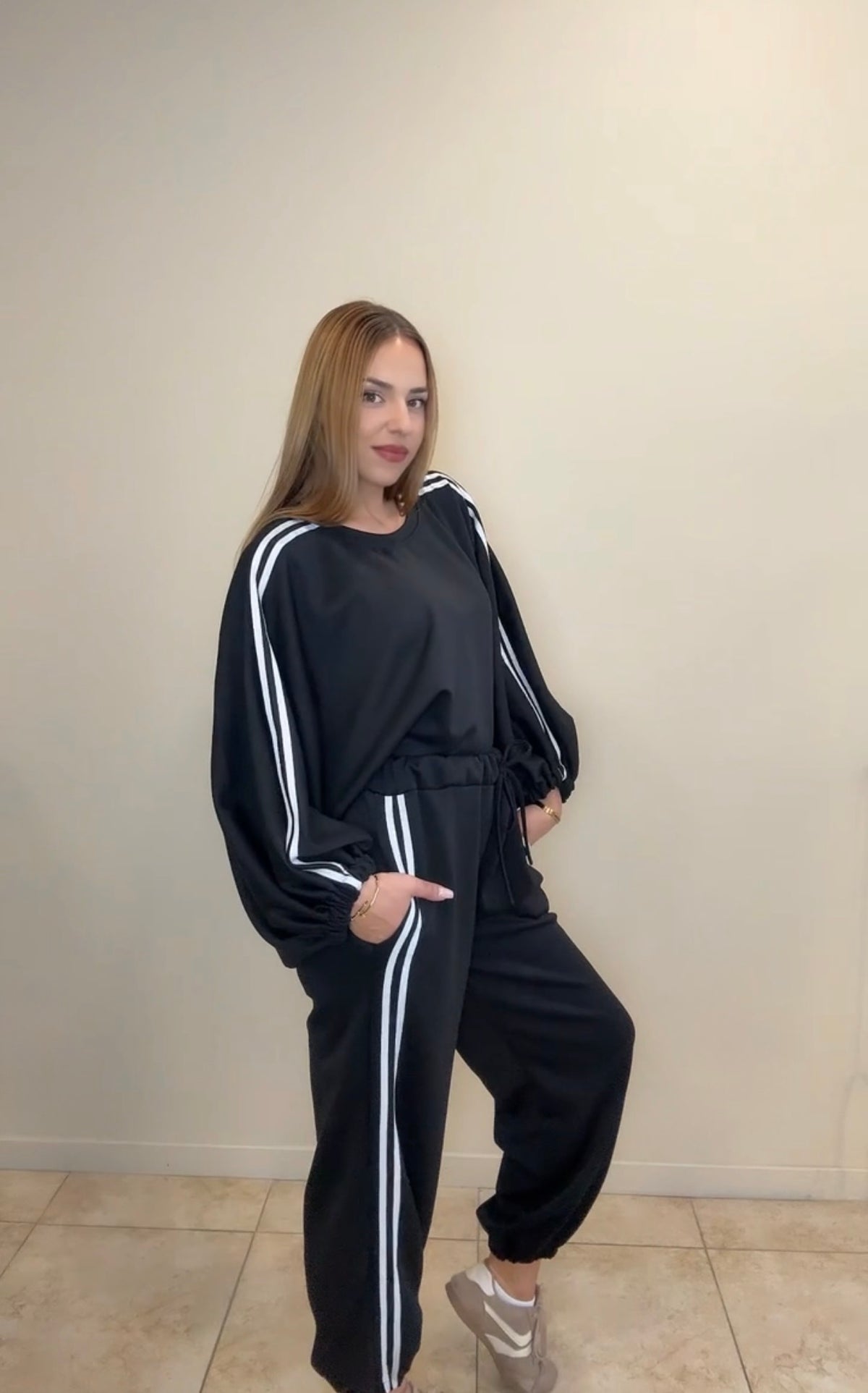 Conjunto chándal raya lateral
