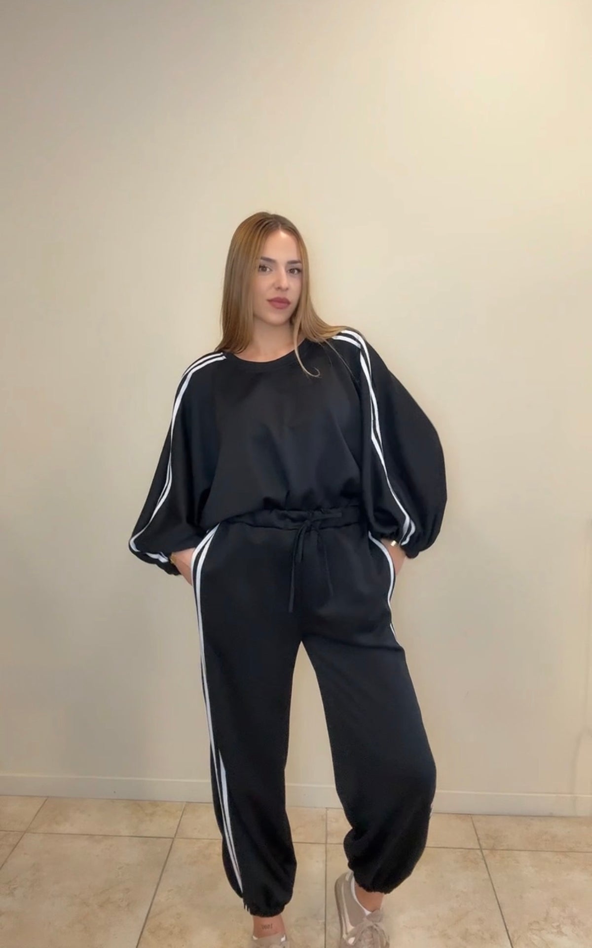 Conjunto chándal raya lateral