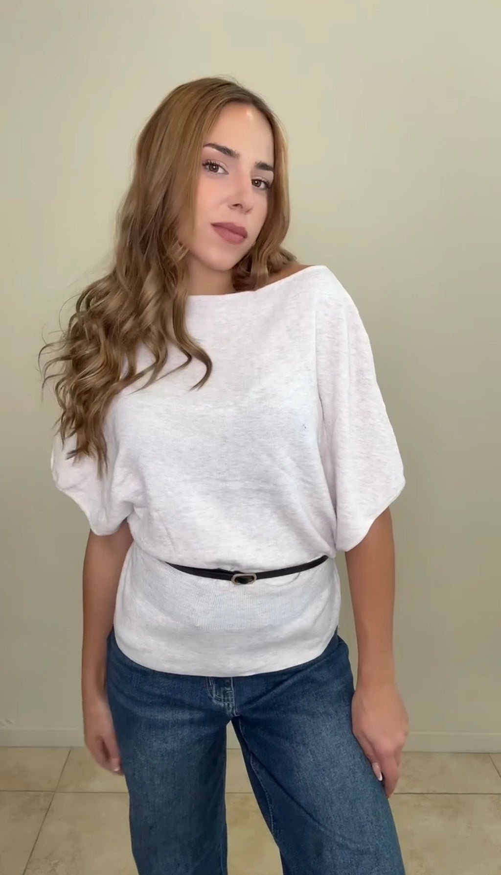 Camiseta Zara cinturón