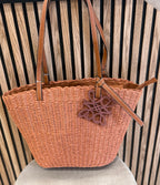 Bolso rafia caldera
