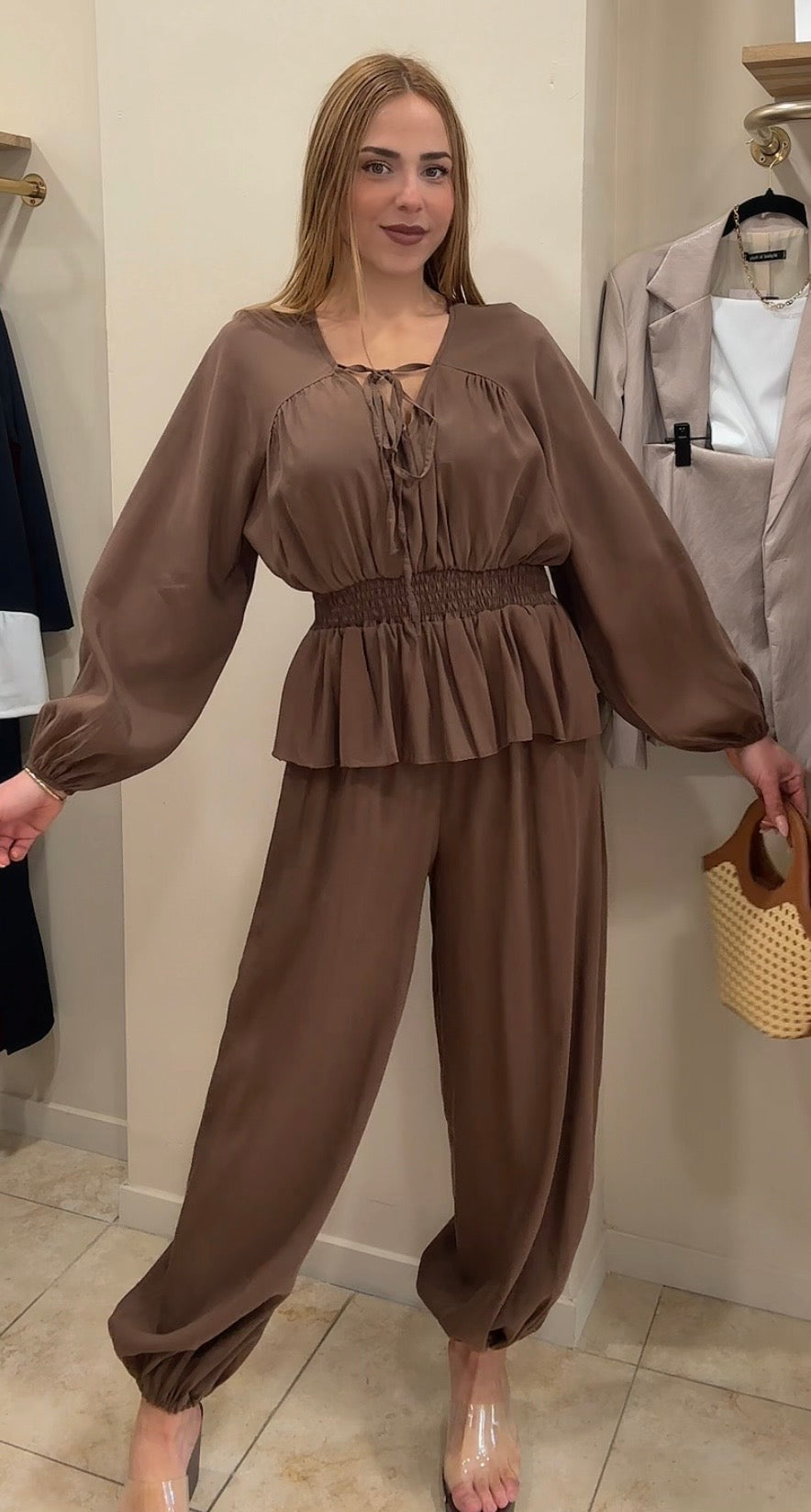 Conjunto BOHO Marrón