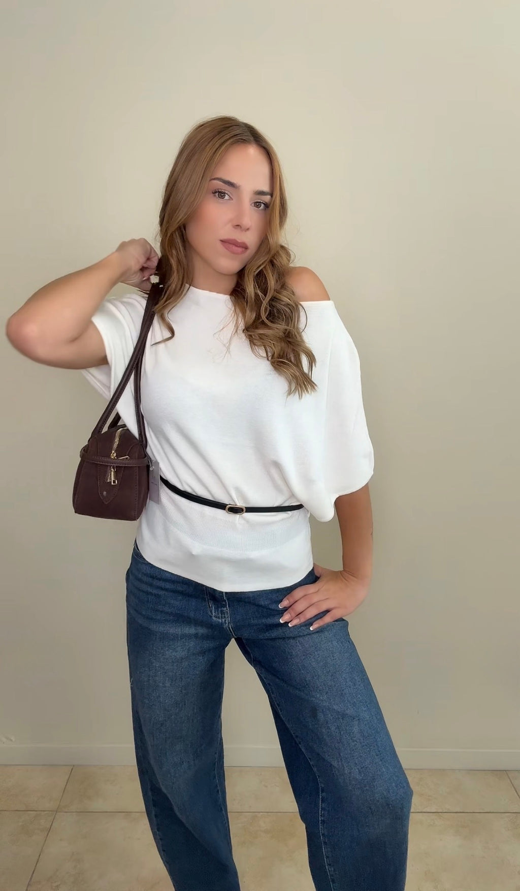 Camiseta Zara cinturón