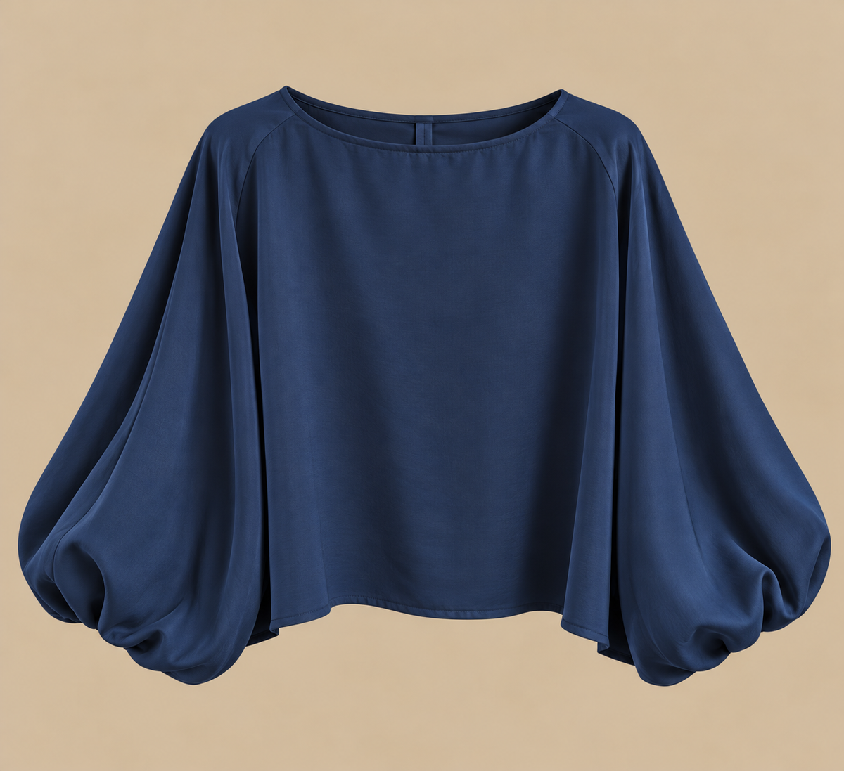 Blusa murciélago satén