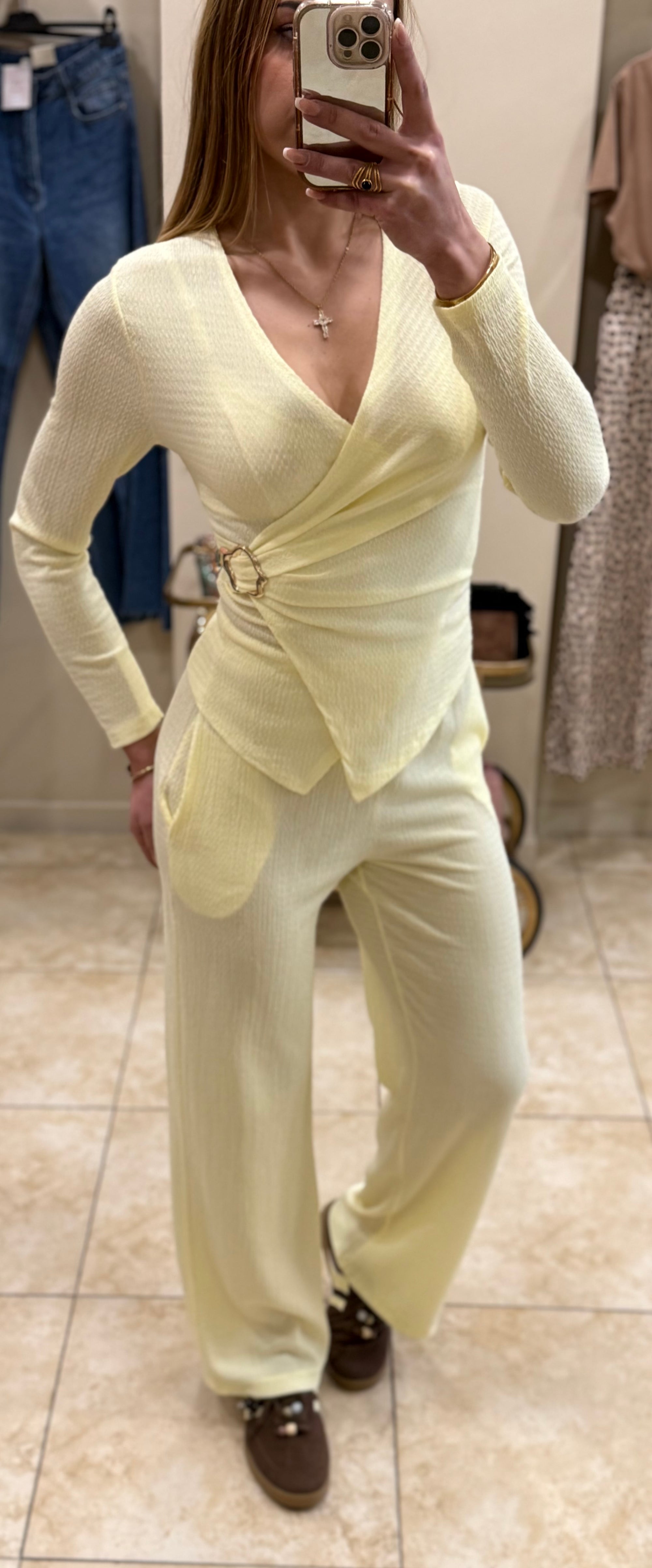 Conjunto punto crepé