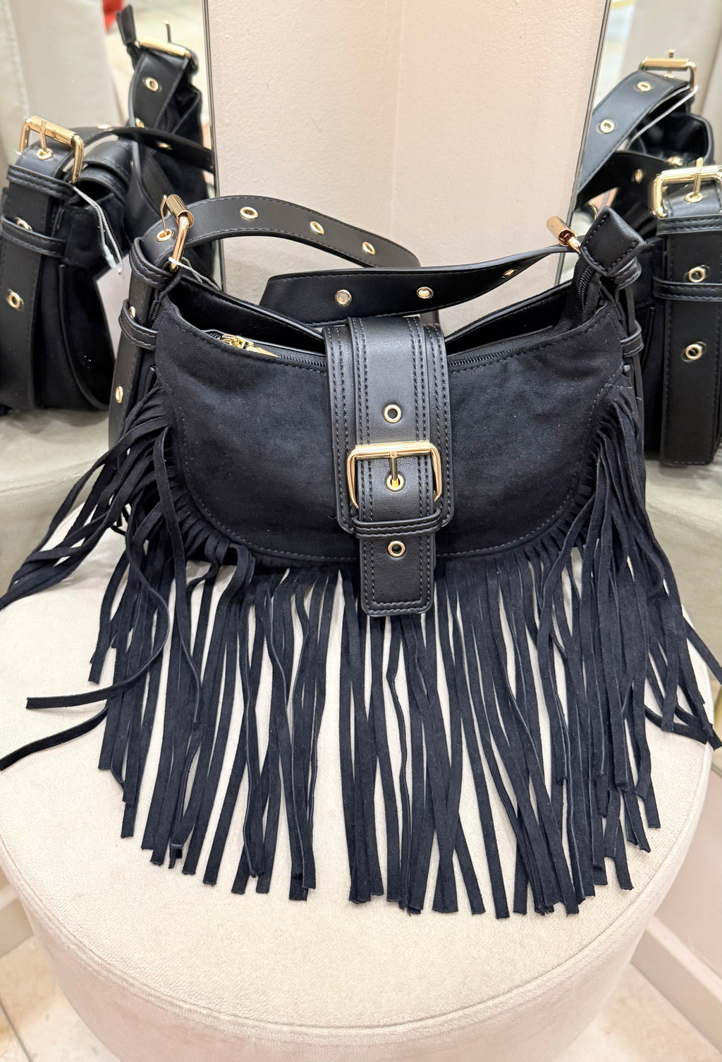 Bolso flecos ante