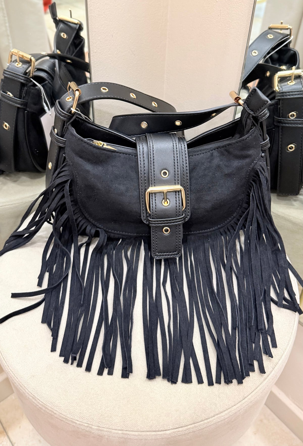 Bolso flecos ante
