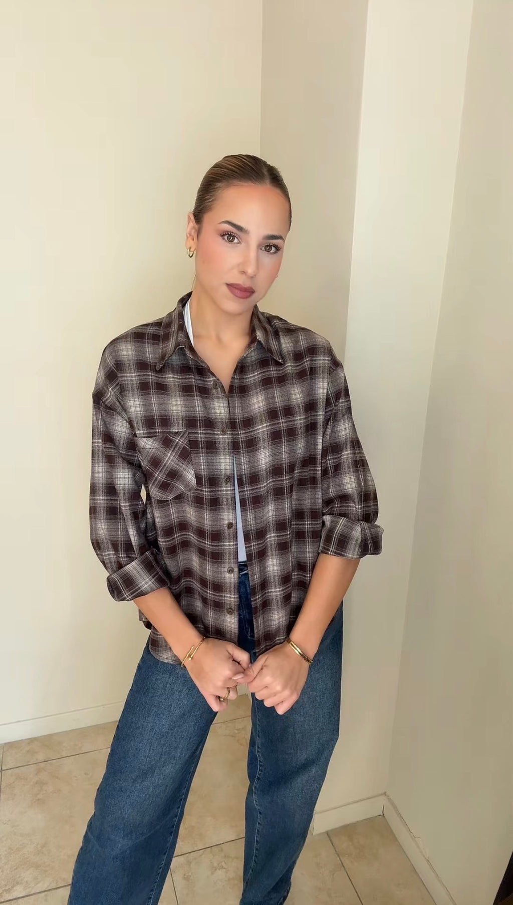 Camisa tartán