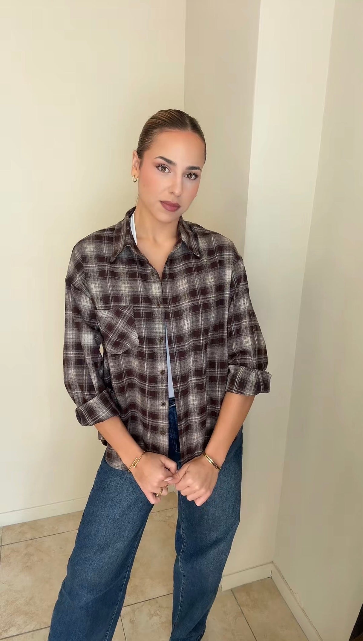Camisa tartán