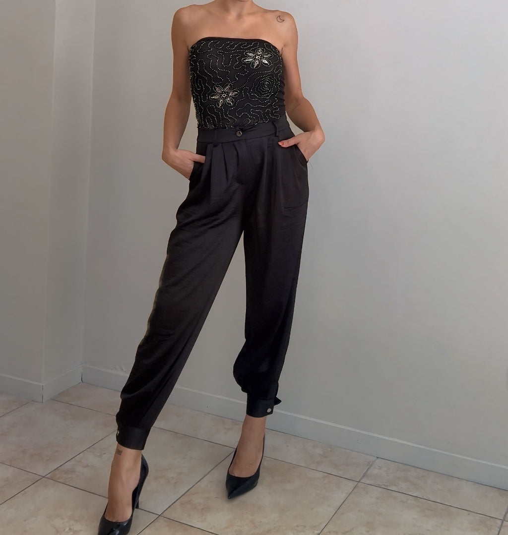 Pantalón satinado bombacho