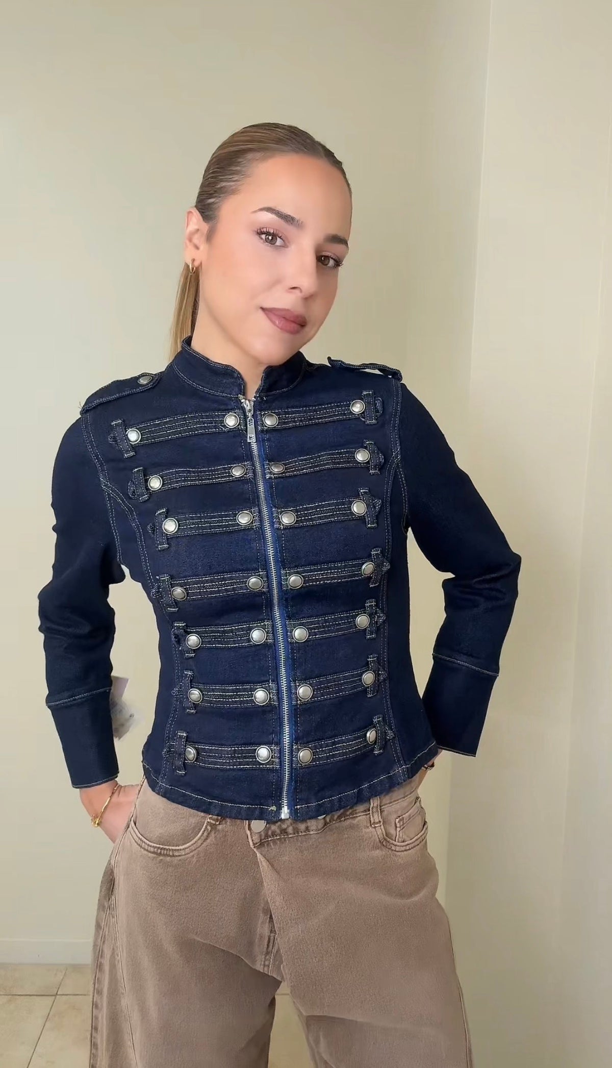 Cazadora Napoleón vaquera