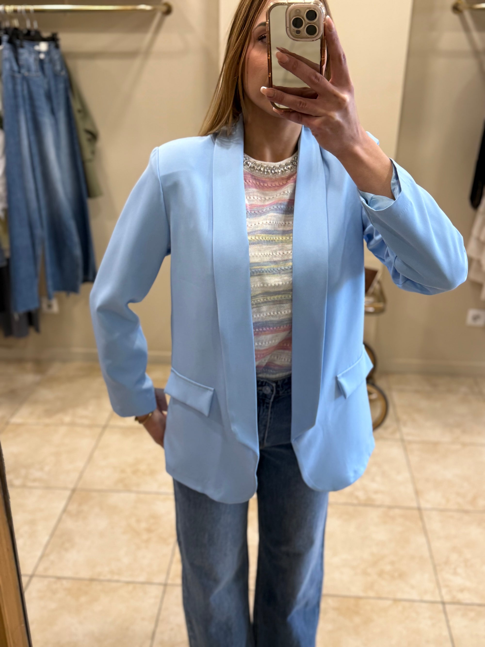 Blazer celeste