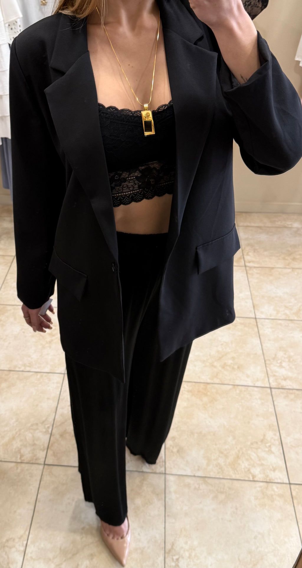 Pantalón satinado