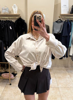Camisa satinada