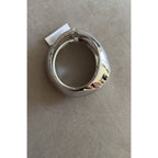 Brazalete ancho plateado