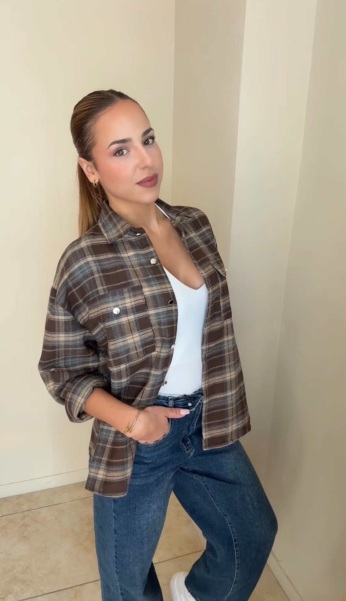 Camisa tartán