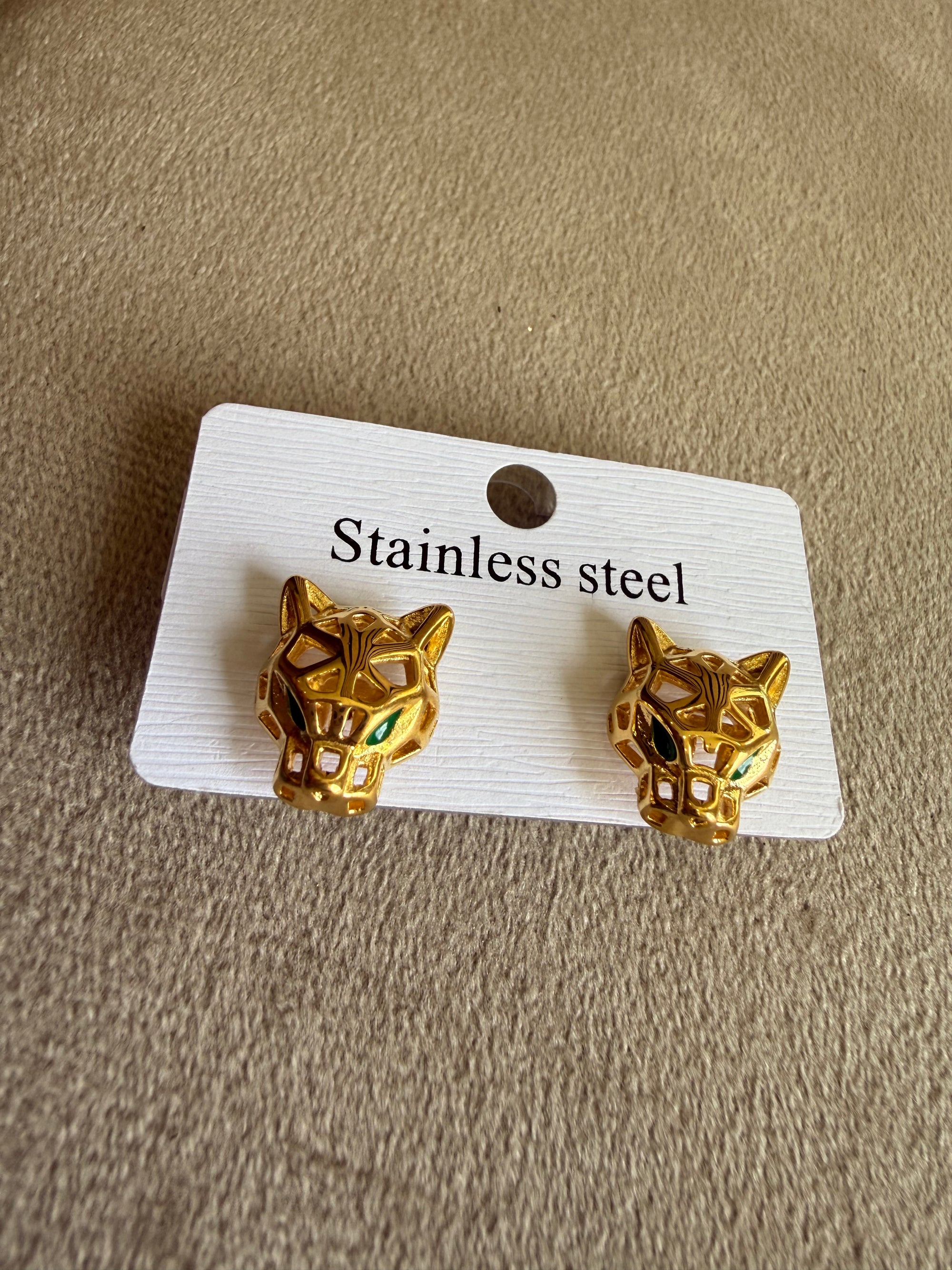 Pendientes pantera