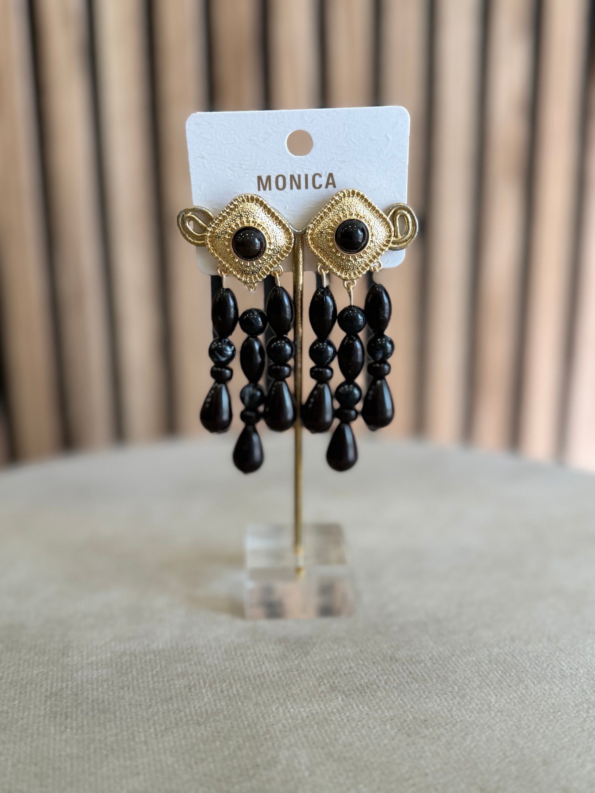 Pendientes lady noir