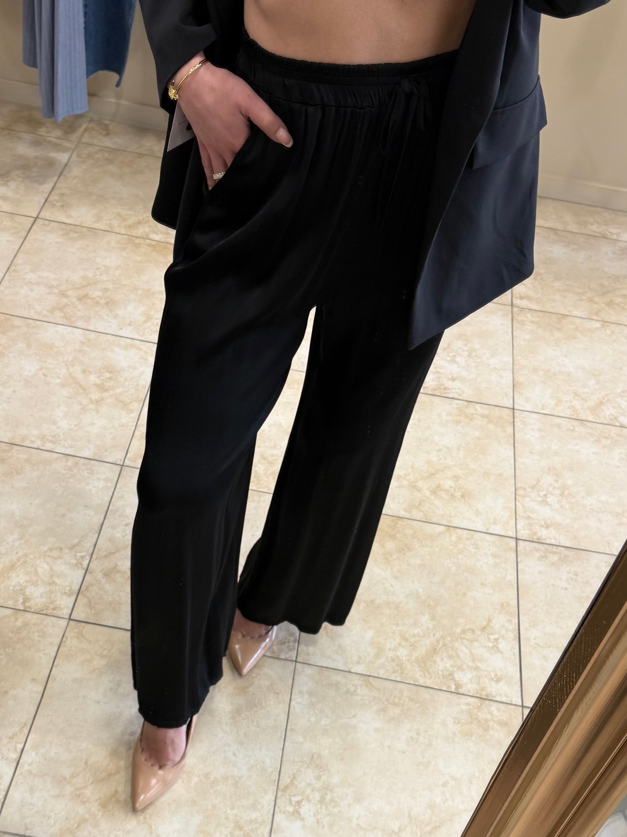 Pantalón satinado