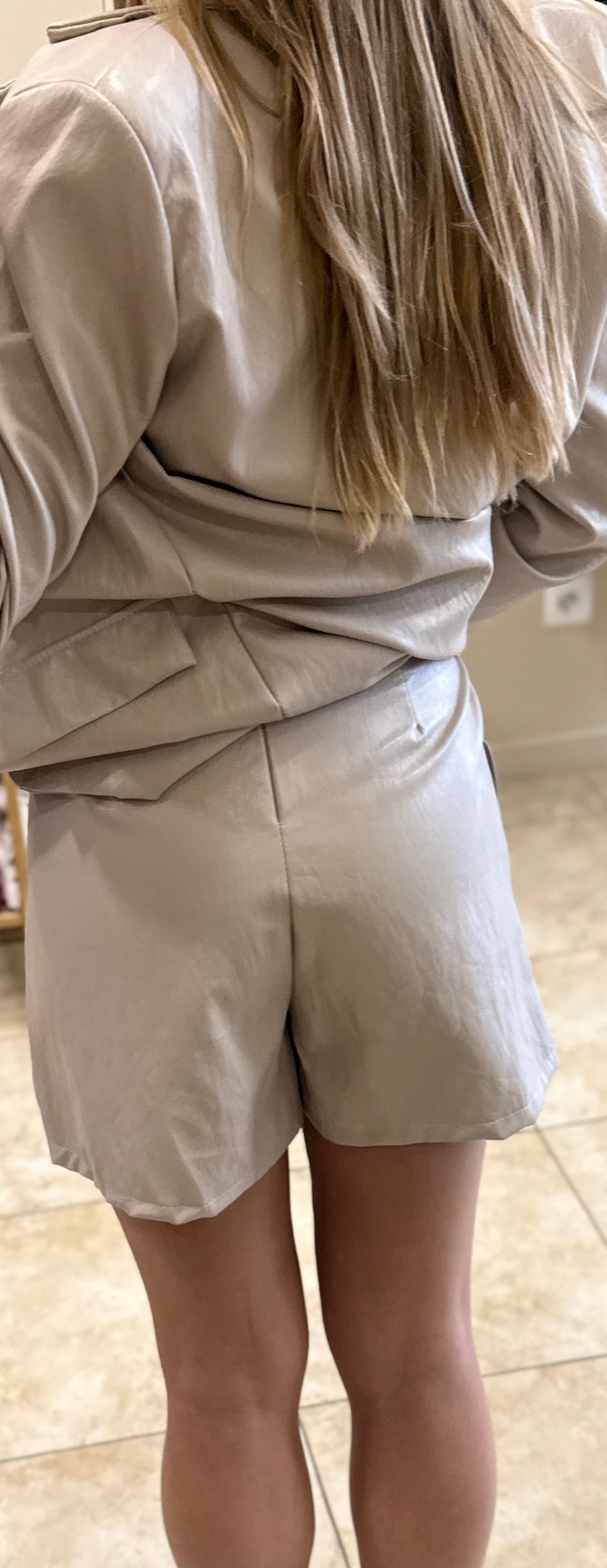 Falda pantalón polipiel