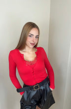Rebeca con encaje