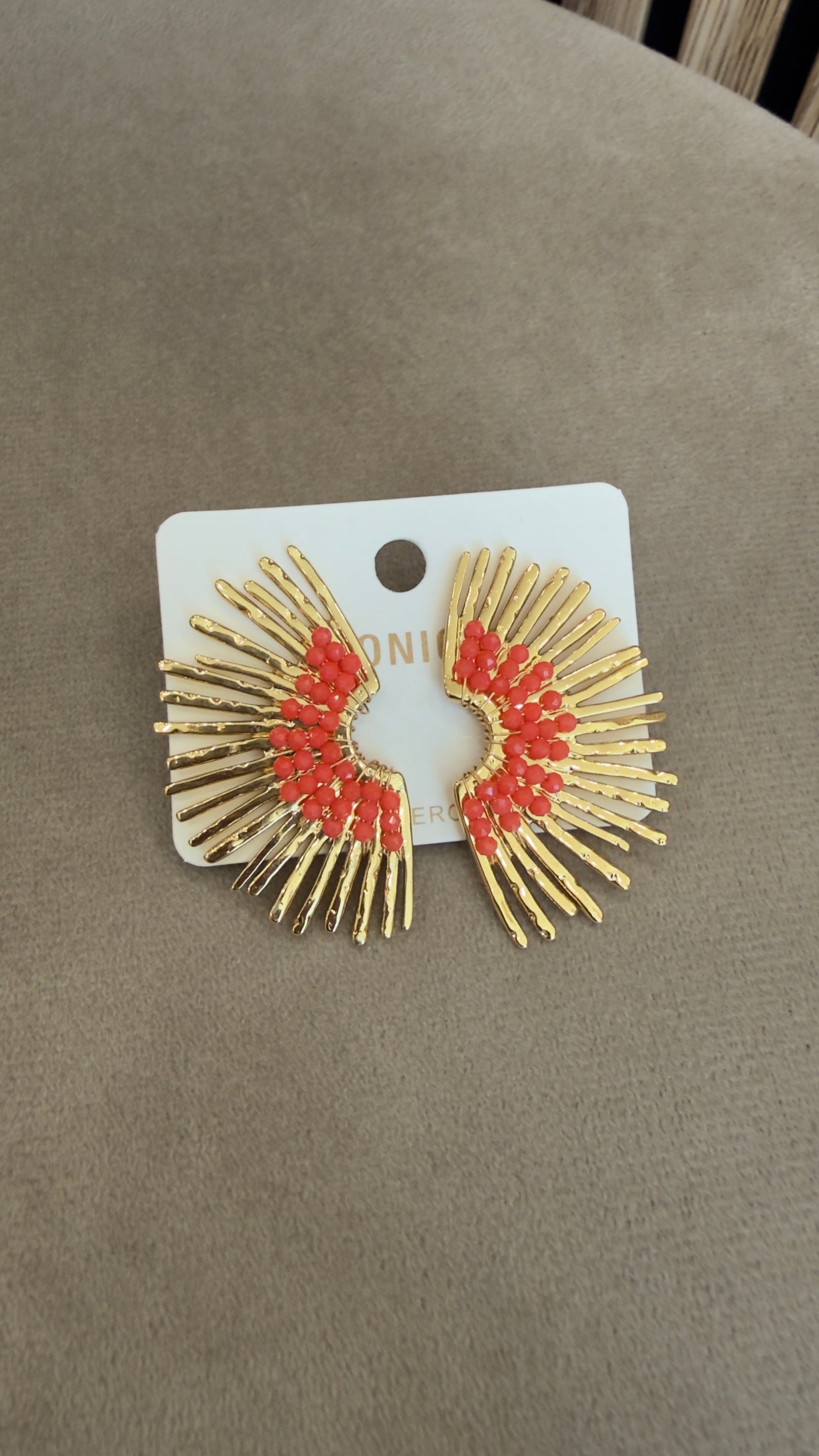 Pendientes KAIA coral