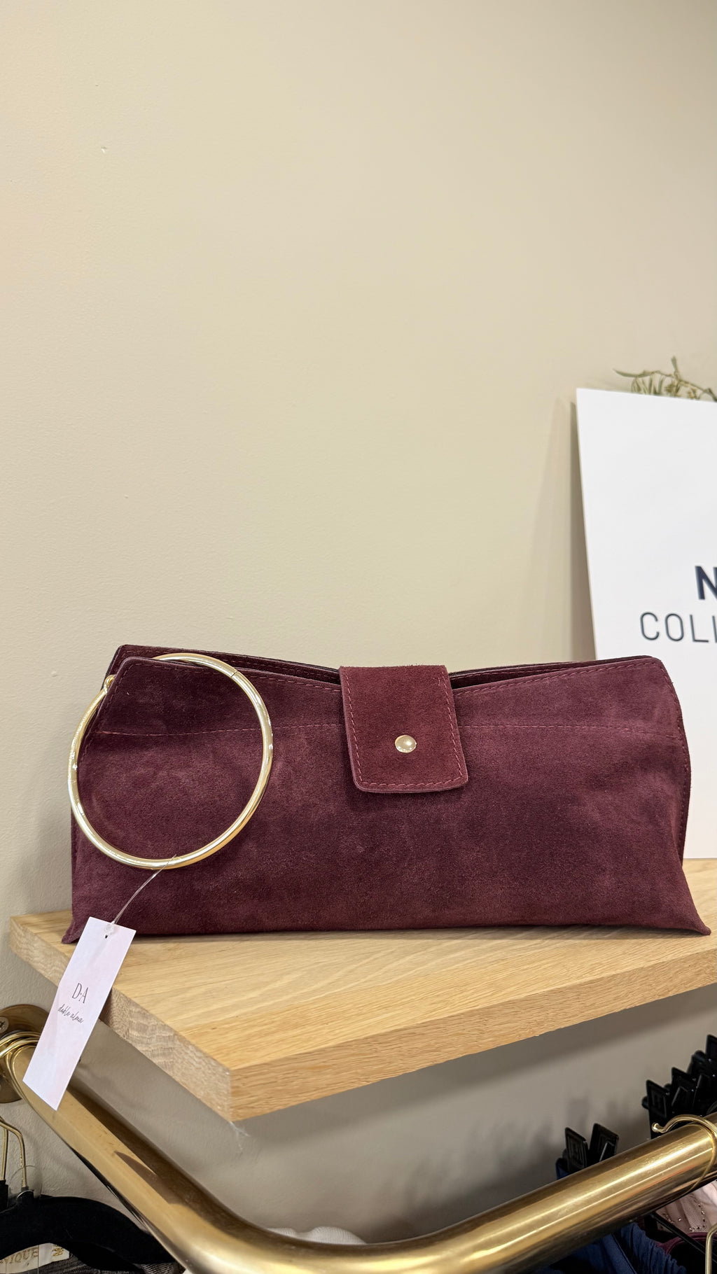 Bolso piel aro