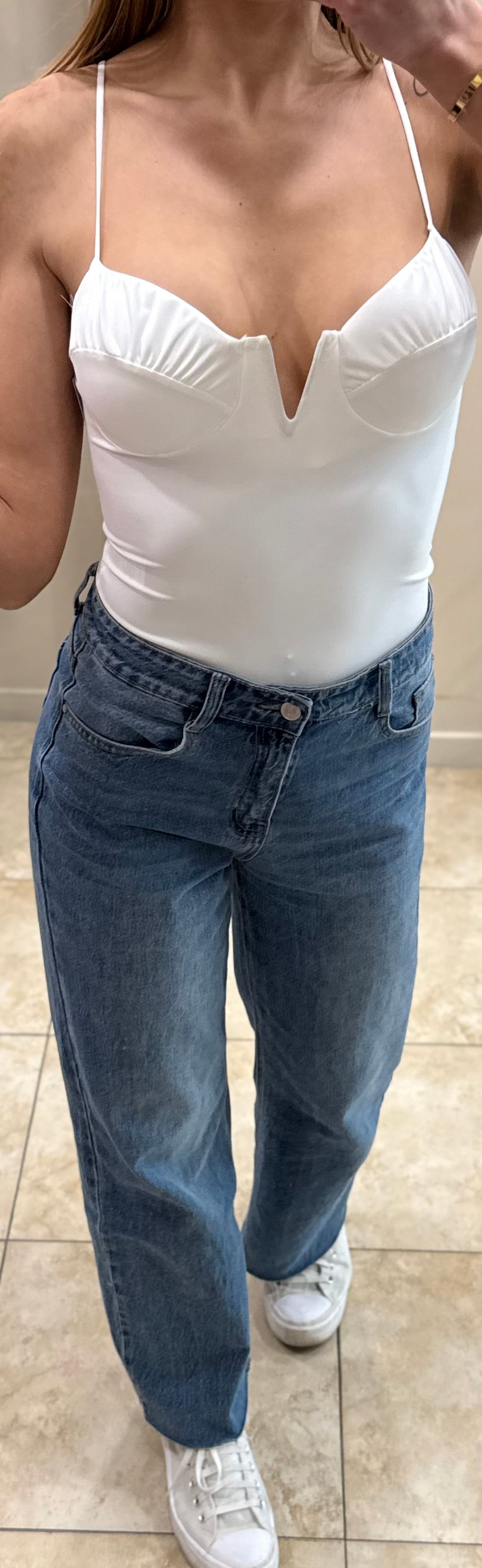 Top escote v