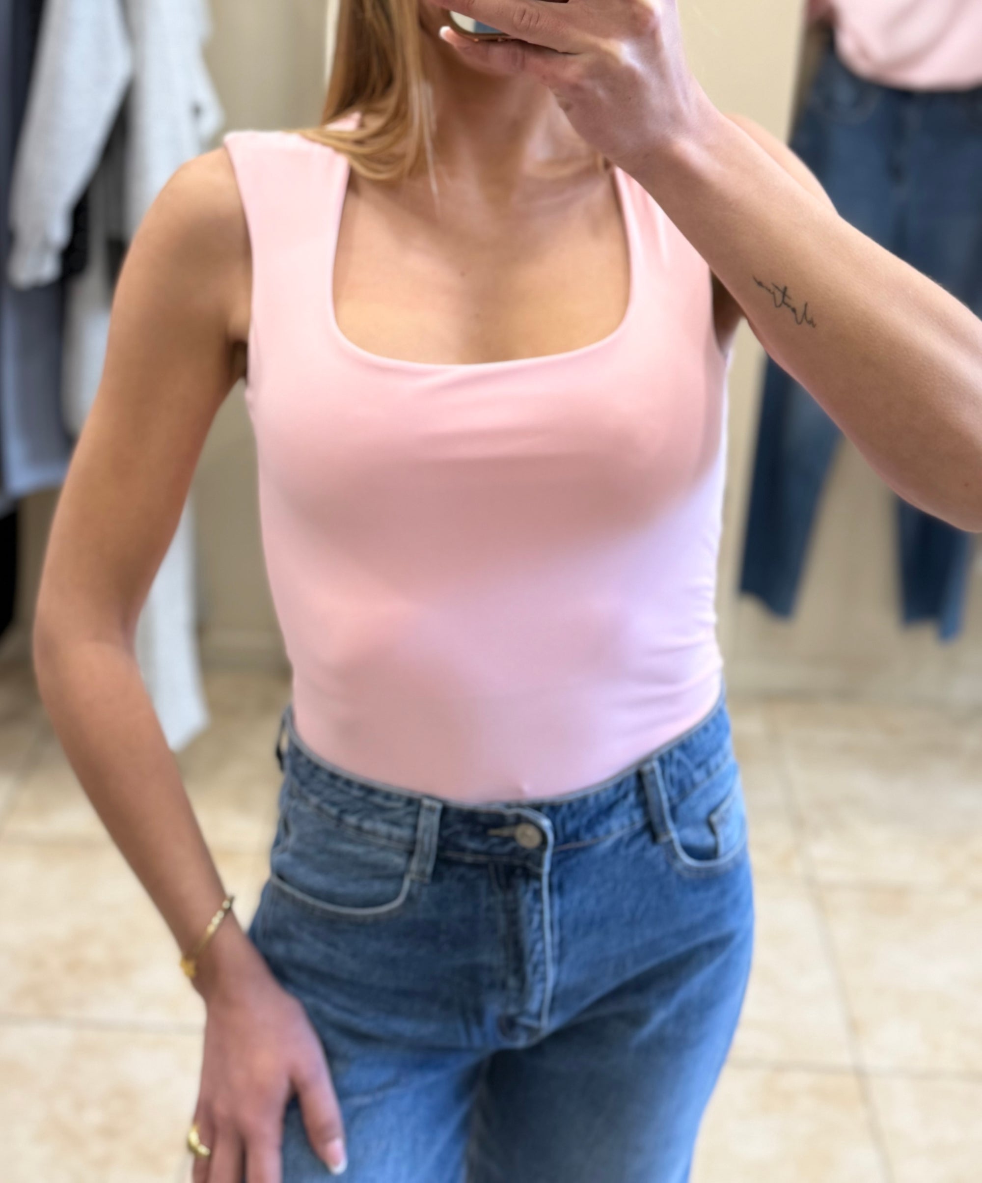 Body escote cuadrado