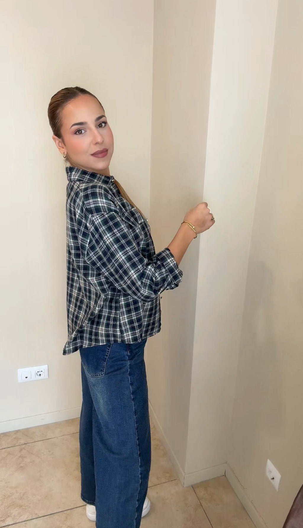 Camisa tartán