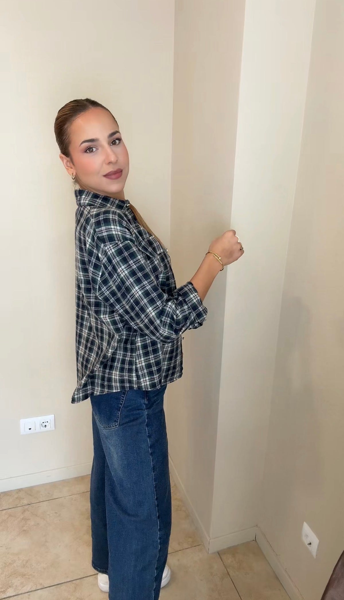 Camisa tartán