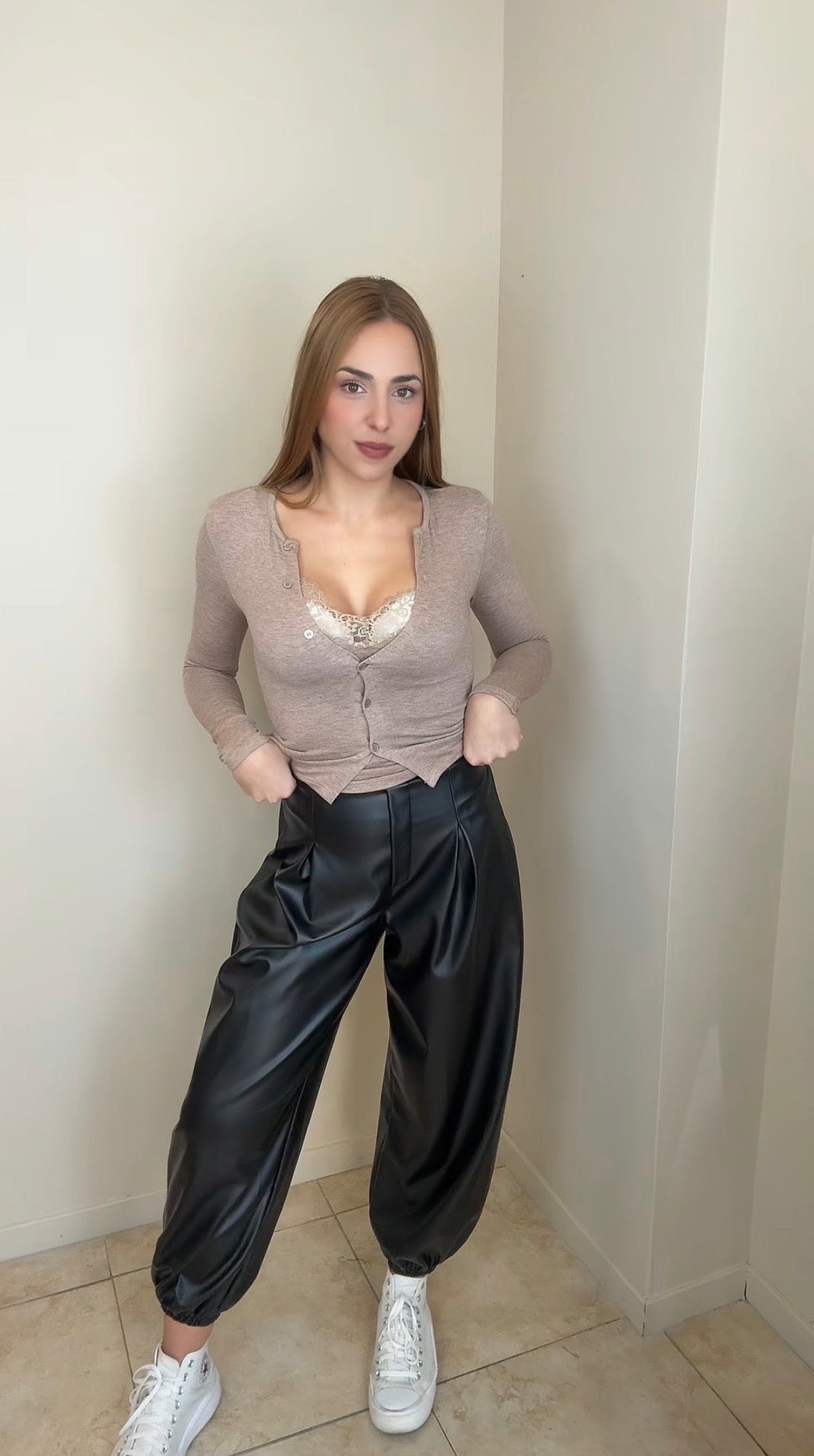 Pantalón polipiel