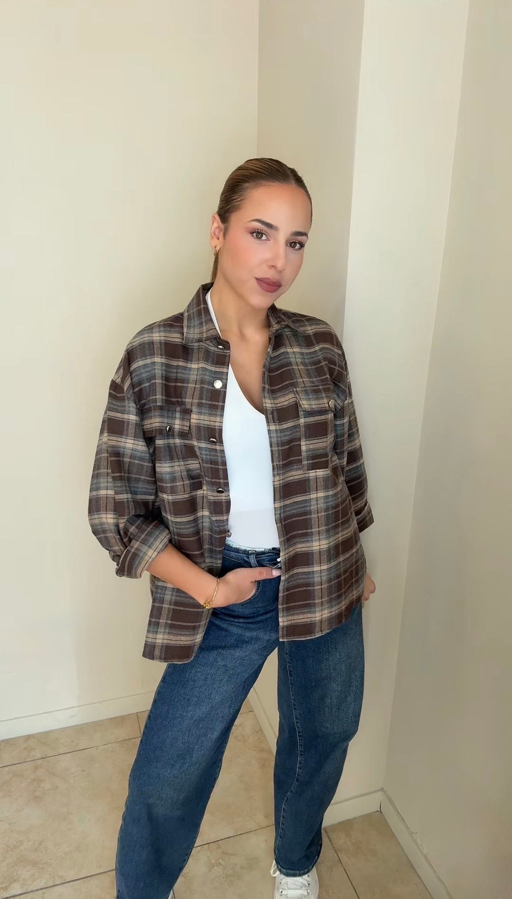 Camisa tartán