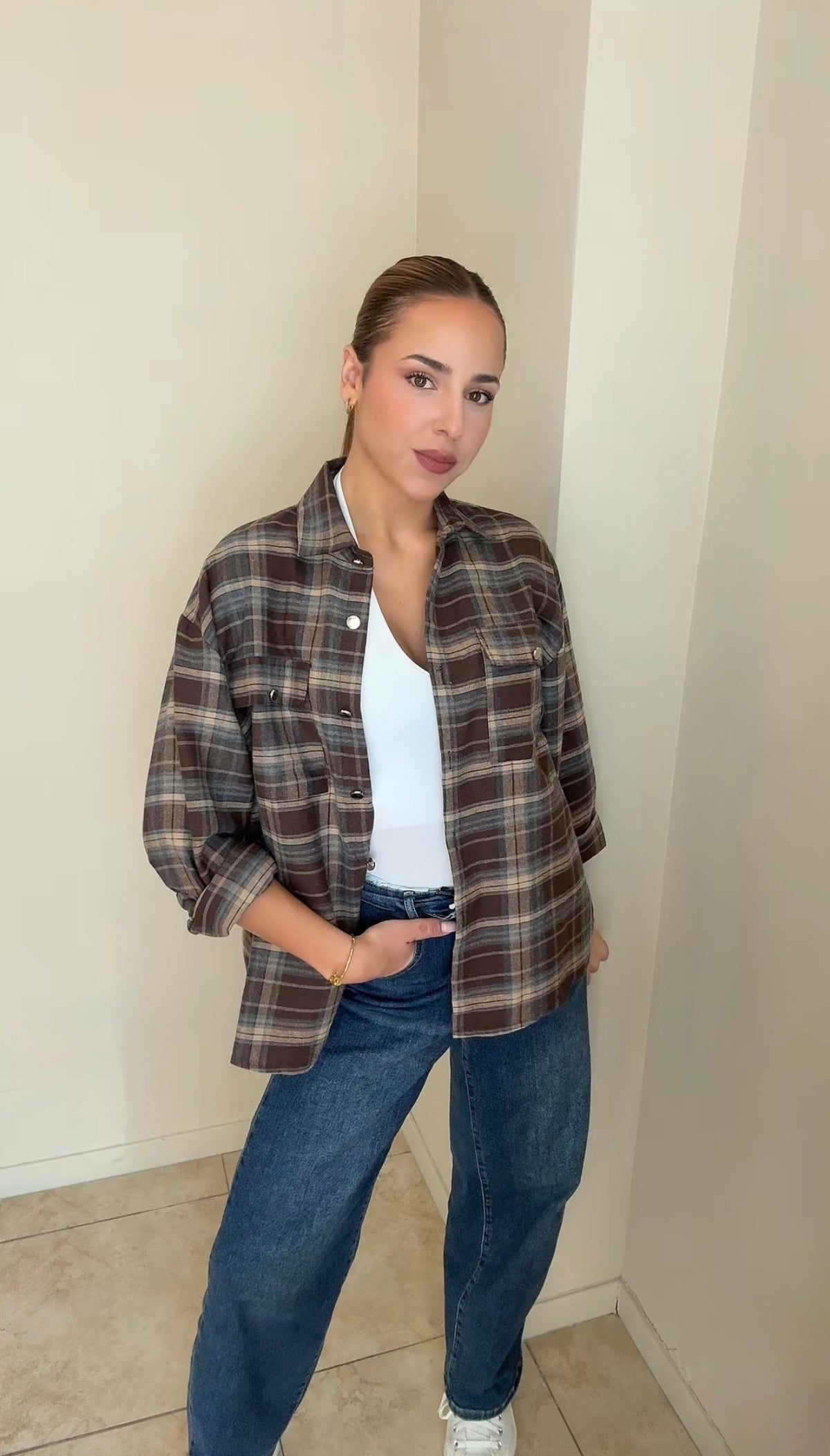 Camisa tartán