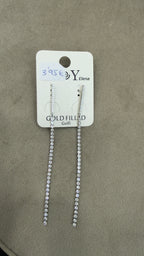 Pendientes largos brillo