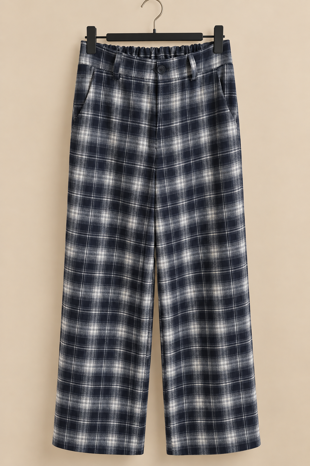 Pantalón traje cuadros