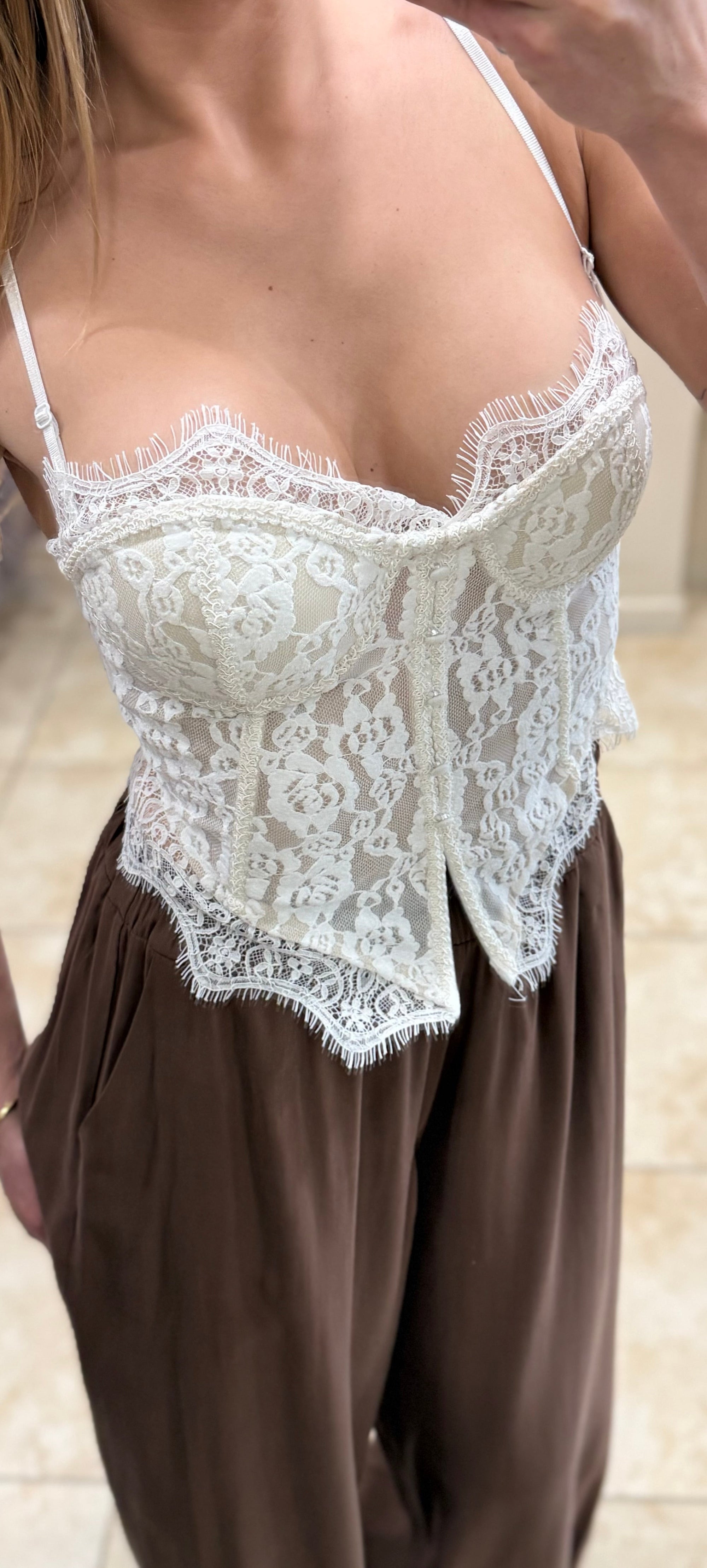 Corset blanco XS/S