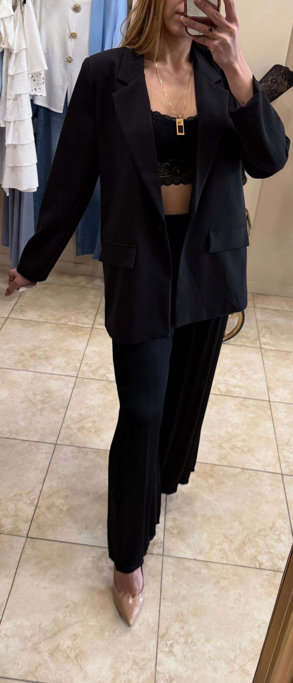 Pantalón satinado
