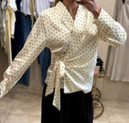 Blusa lunares lazada
