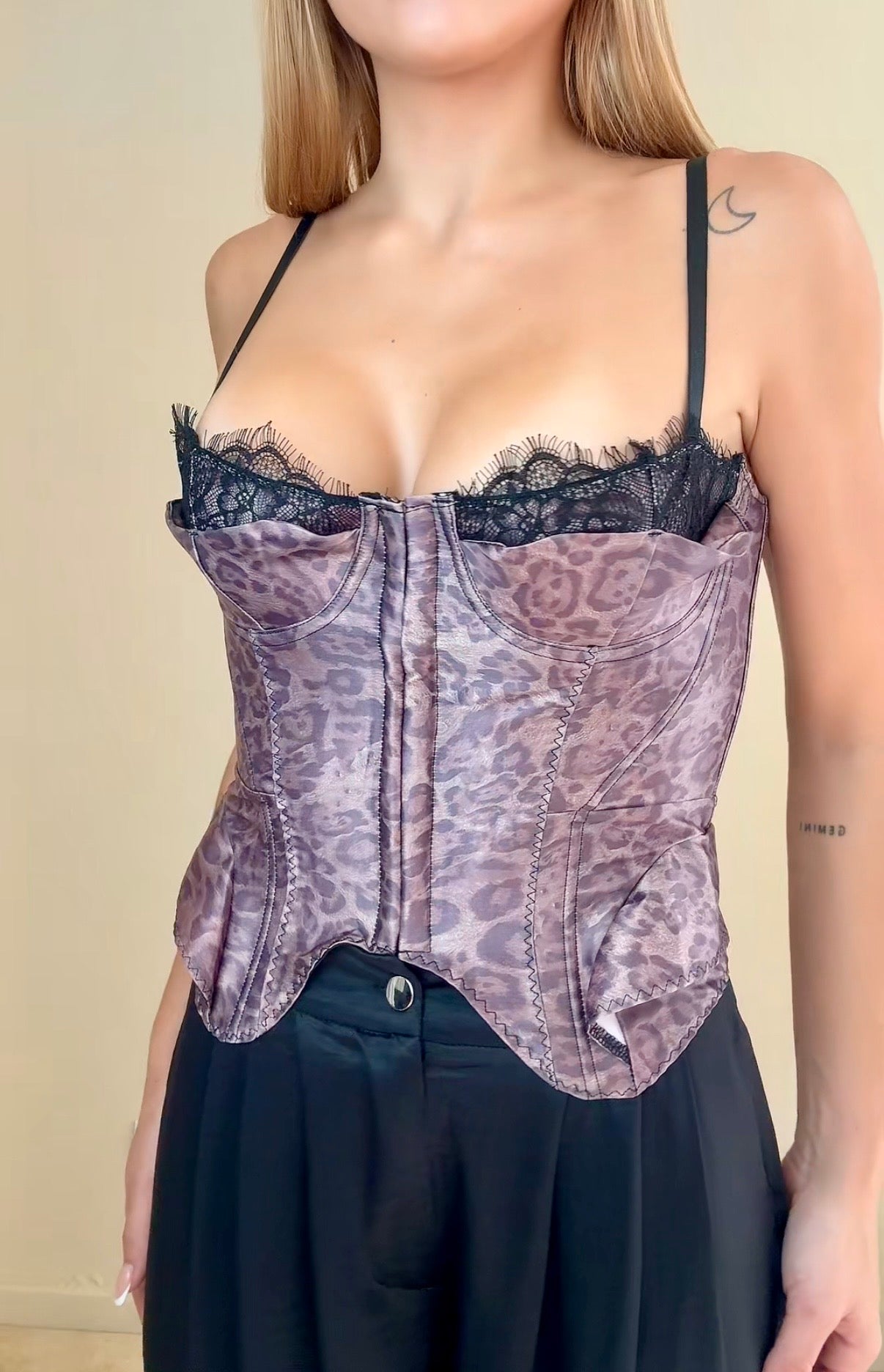 Corset satén
