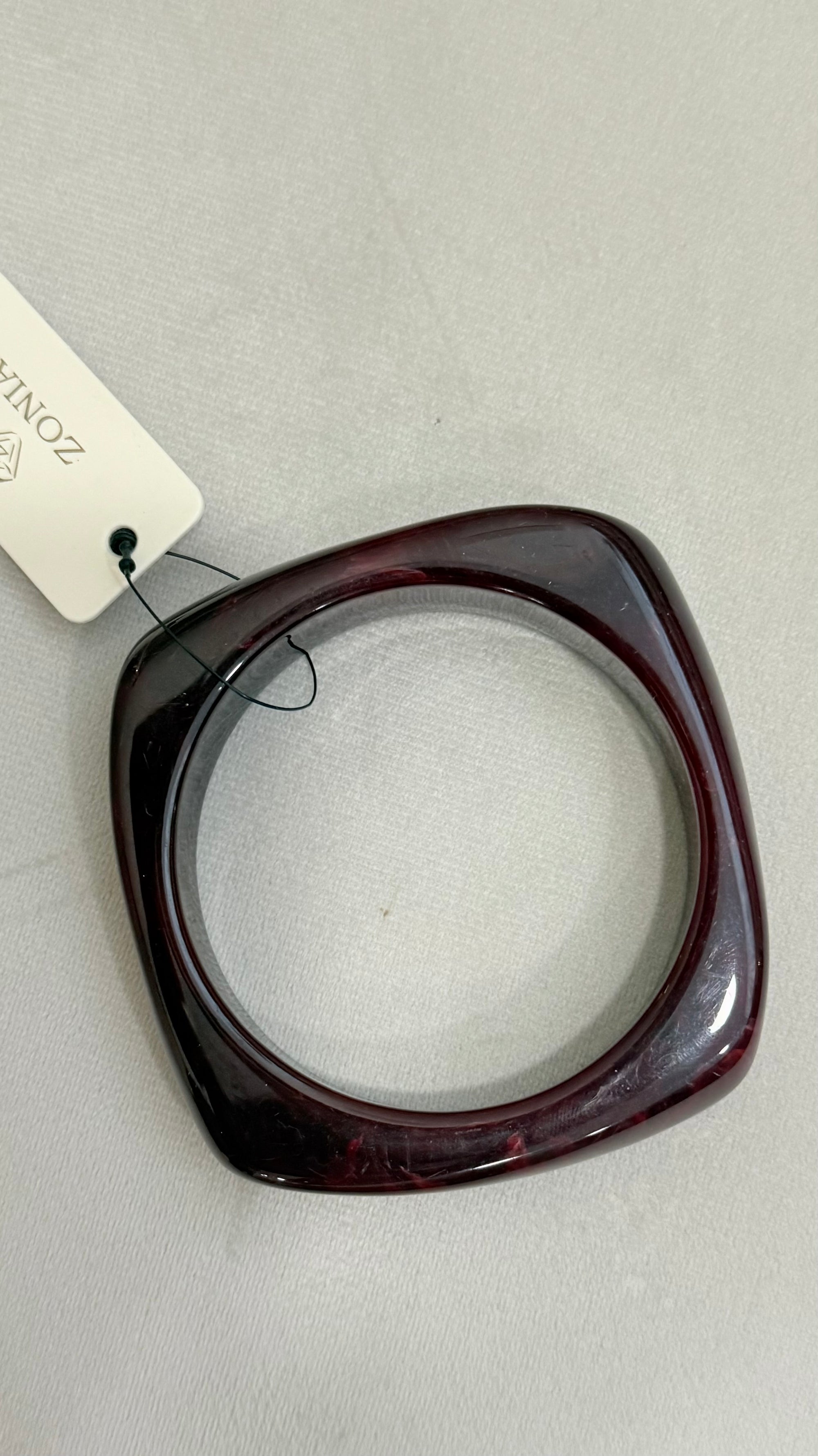 Pulsera carey berenjena