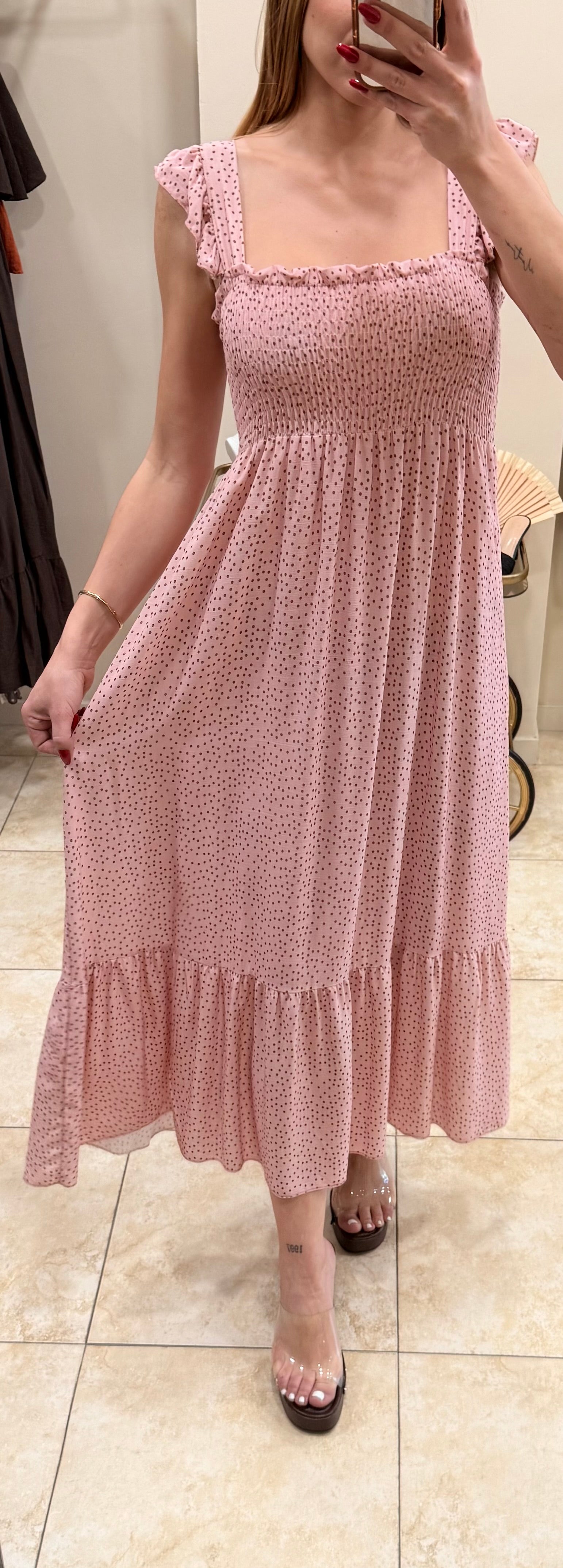 Vestido nido de abeja