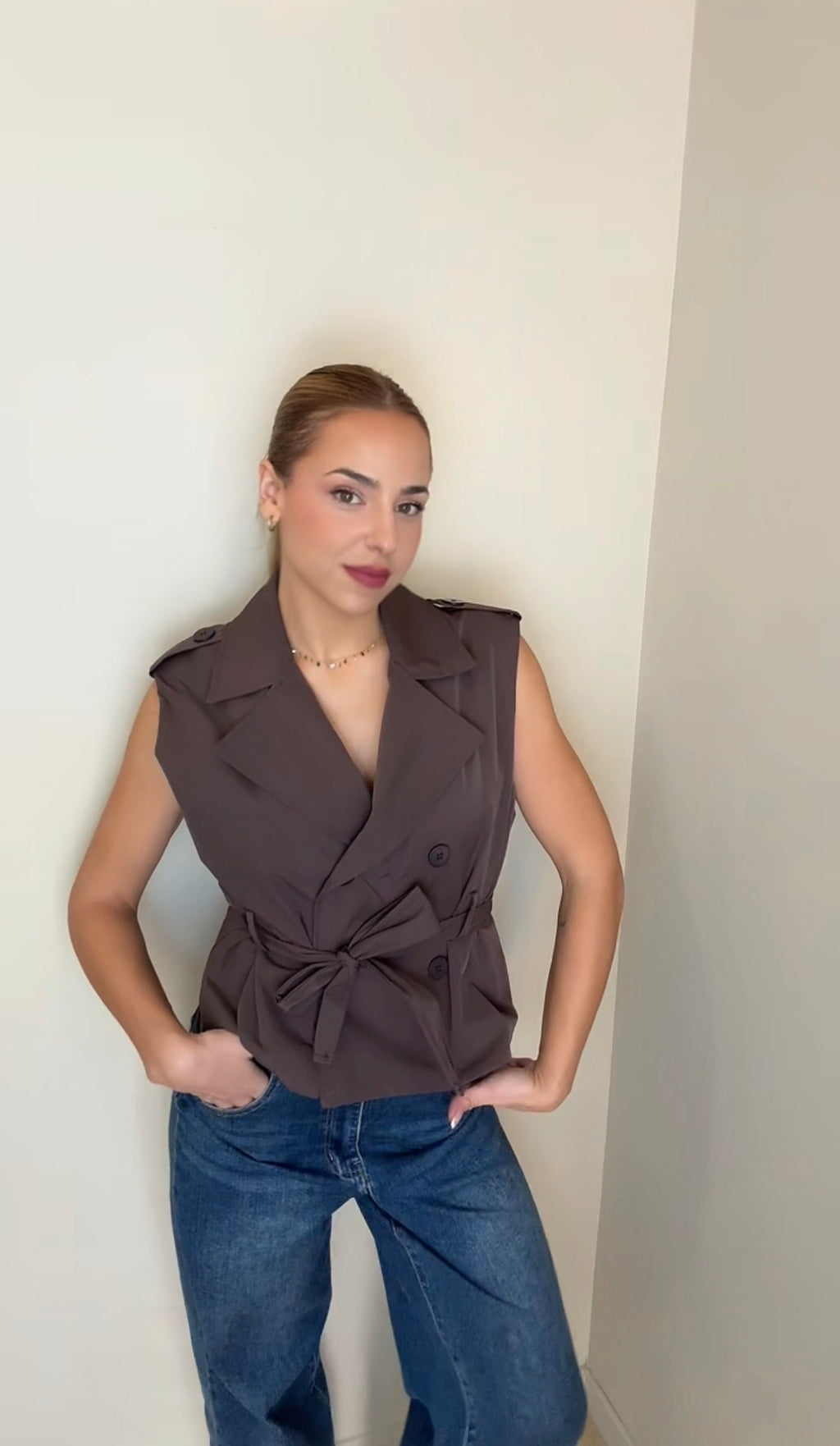 Chaleco trench