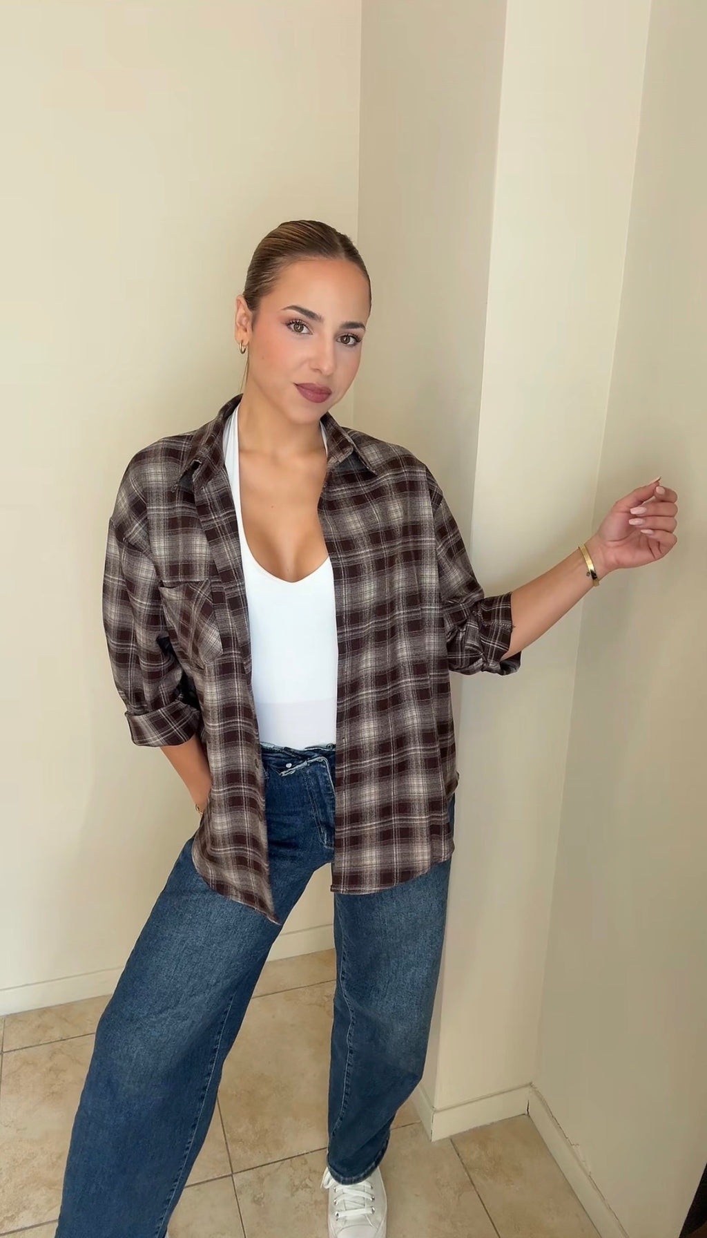 Camisa tartán