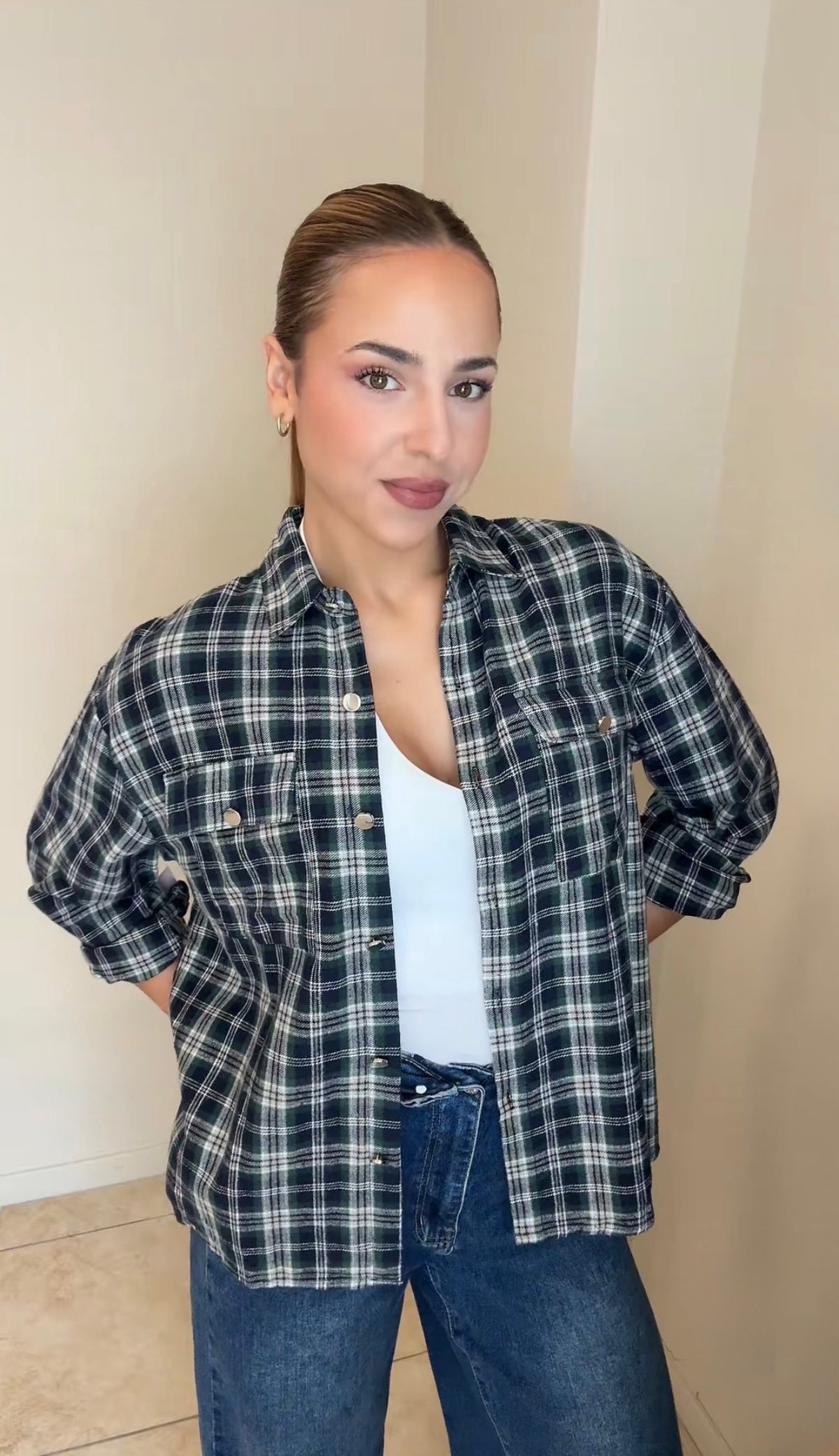 Camisa tartán