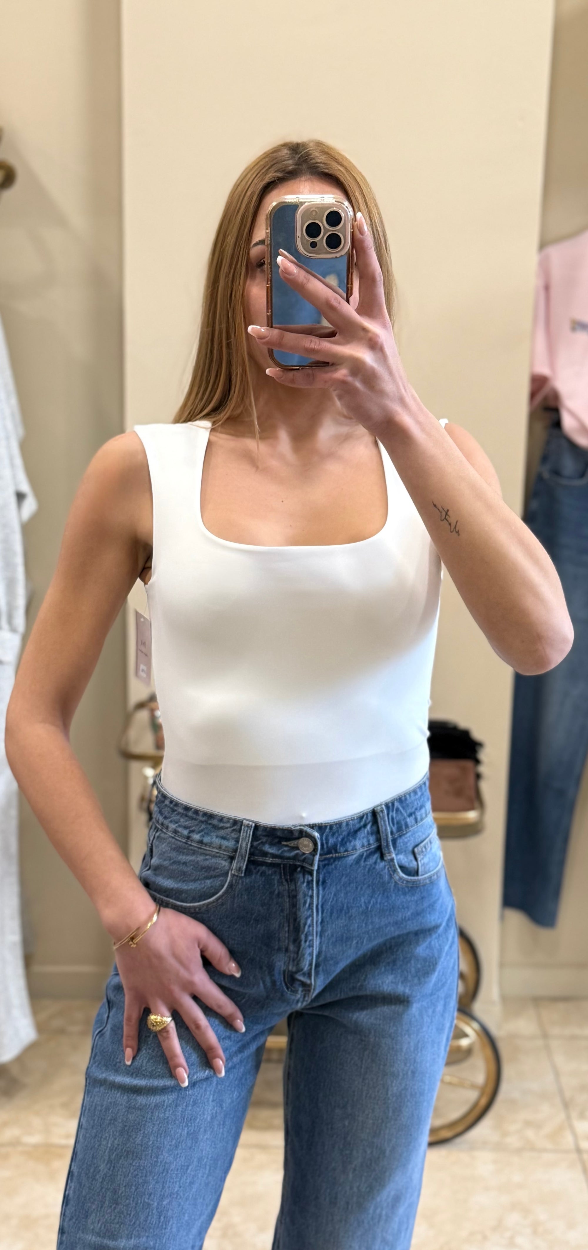 Body escote cuadrado