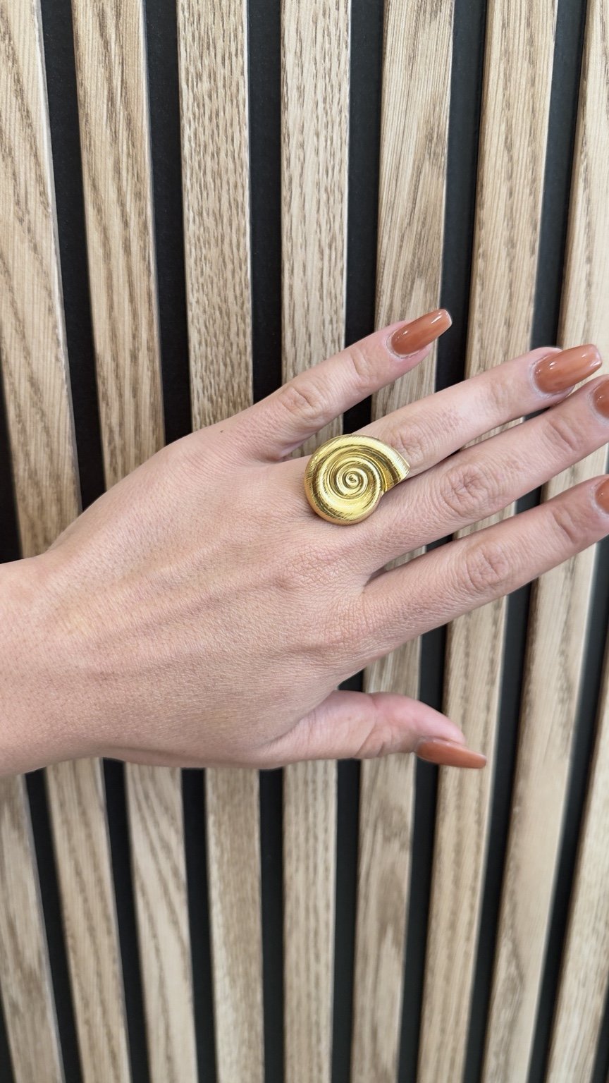 Anillo caracola