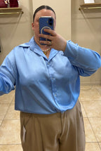 Camisa satinada