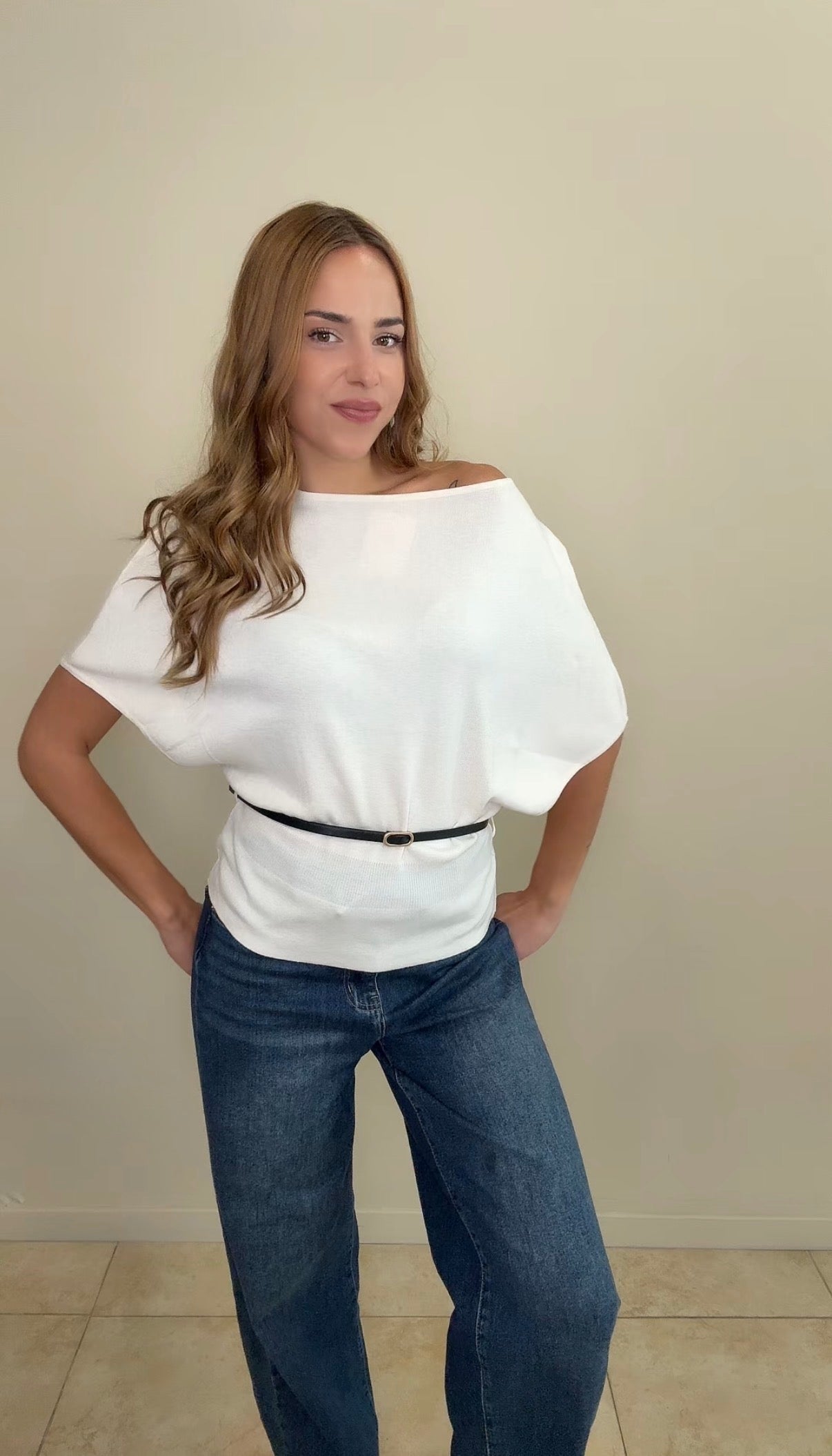 Camiseta Zara cinturón