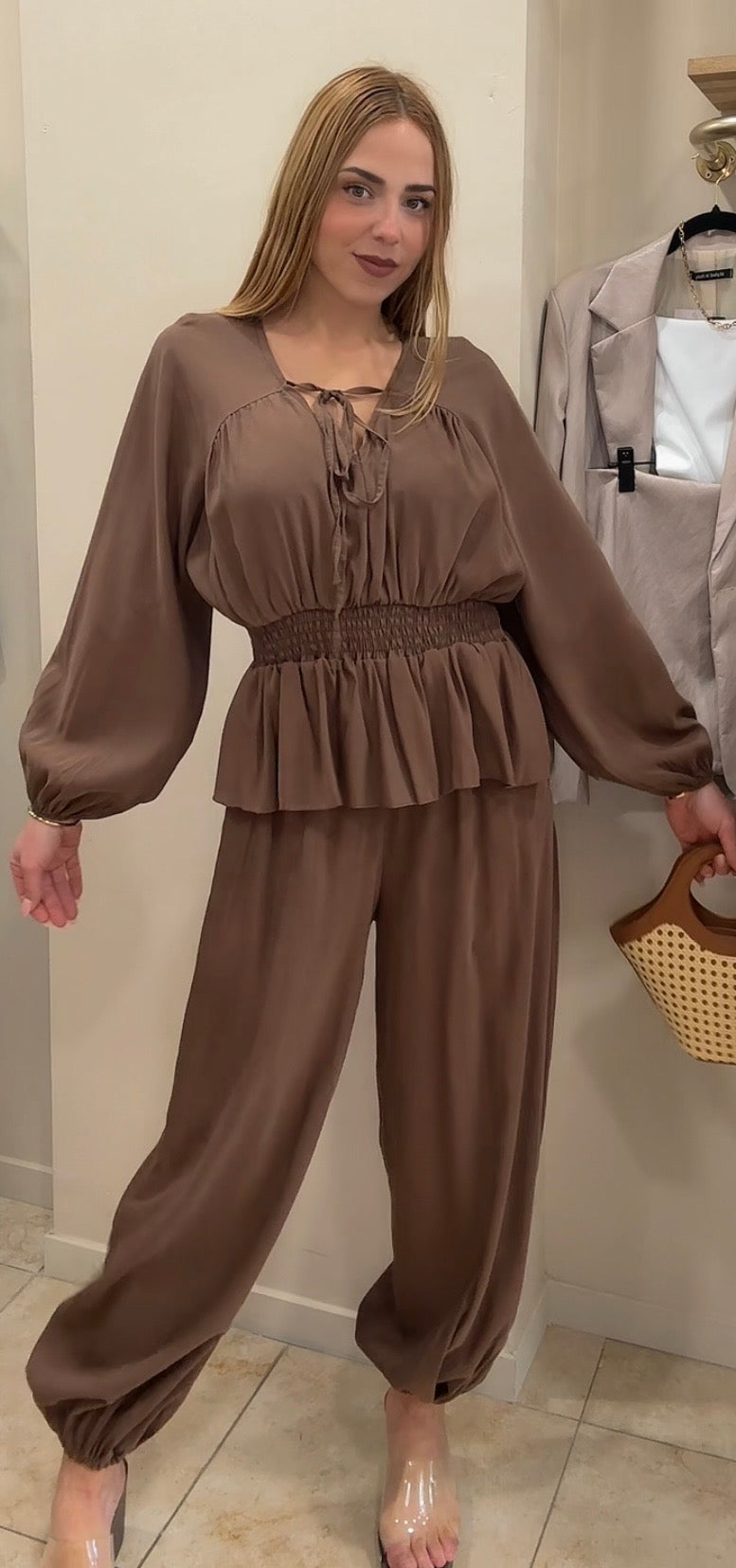 Conjunto BOHO Marrón